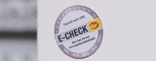 Elektro-Check bei Sondermann Elektrotechnik GmbH in Erfurt
