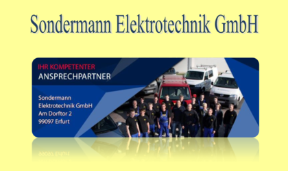 Downloadbereich bei Sondermann Elektrotechnik GmbH in Erfurt