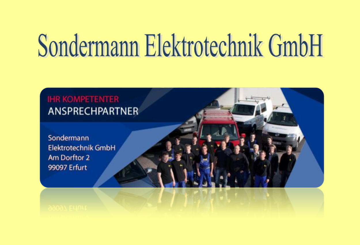 Downloadbereich bei Sondermann Elektrotechnik GmbH in Erfurt