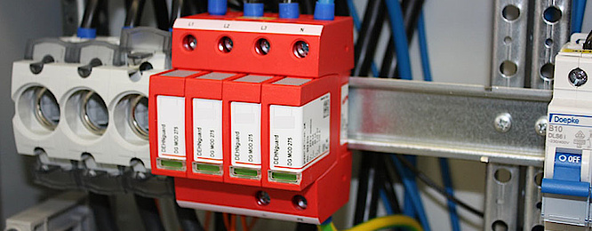 Über­spannungs­schutz bei Sondermann Elektrotechnik GmbH in Erfurt